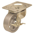 Plate Caster, 4" Wheel dia, 1-3/8" Wheel W