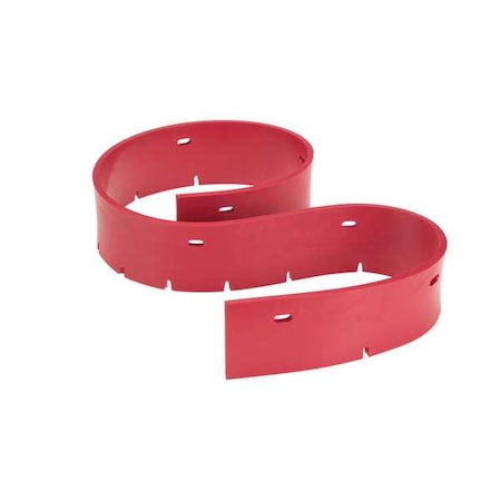 Front Squeegee Blade, 36 3/4 in W, Red