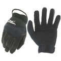 Condor Mechanics Gloves, Synthetic Leather Palm, Polyester Back, 10, Black