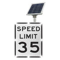 LED Traffic Sign, Solar, Speed Limit 35