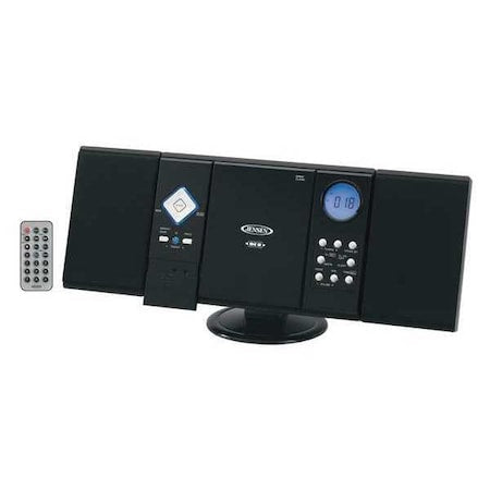 Wall Mountable Vertical Loading CD Player with Stereo Speakers