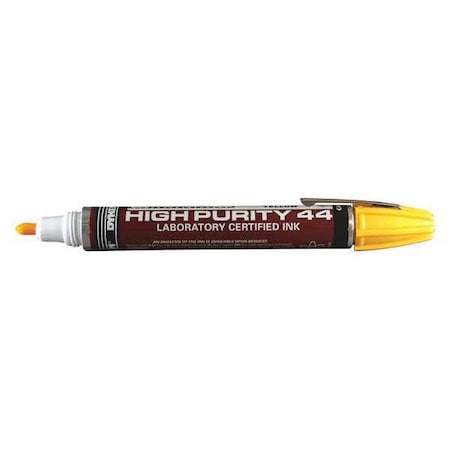 Industrial Marker, Medium Tip, Yellow Color Family, Ink