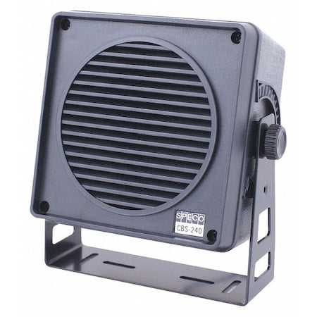 Speaker, 1.2 lb., Black, 88dB