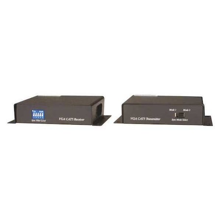 VGA Cat5 Extender, Black, Connection VGA