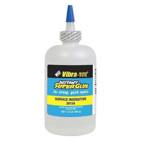 Instant Adhesive, 301 Series, Clear, 0.5 oz, Bottle