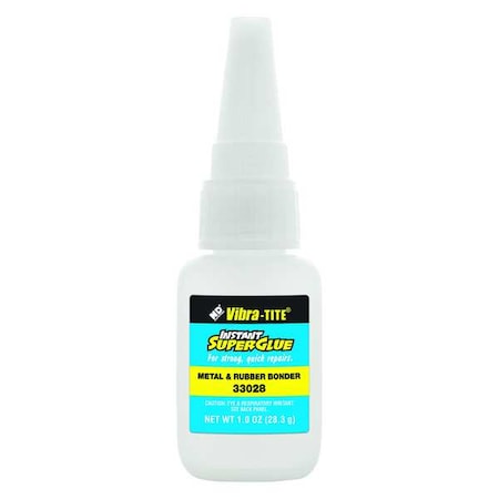 Instant Adhesive, 330 Series, Clear, 1 oz, Bottle