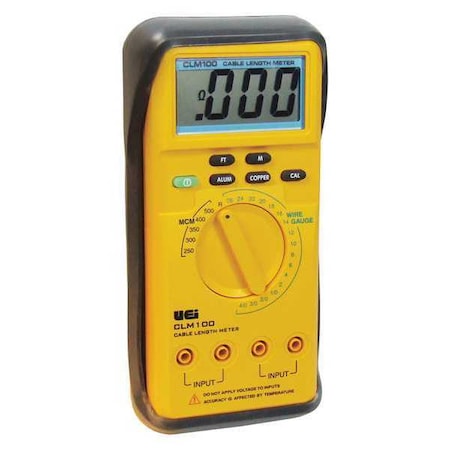 NIST Certified Cable Length Meter, Measures ft., m