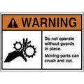 Label, Machine/Equipment, 3-1/2 in. H, PK5, HWL-535-722-5PK