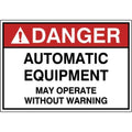 Label, Machine/Equipment, 3-1/2 in. L, PK5