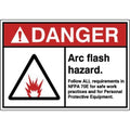 Label, Electrical Hazard, 3-1/2 in. H, PK5, HWL-535-707-5PK