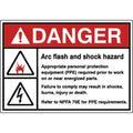 Label, Electrical Hazard, 3-1/2 in. H, PK5, HWL-535-710-5PK