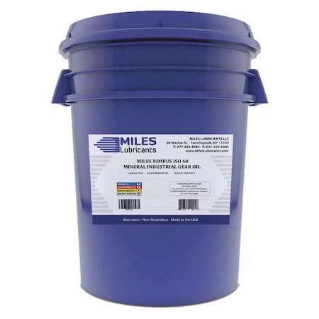 5 gal Gear Oil Pail Amber