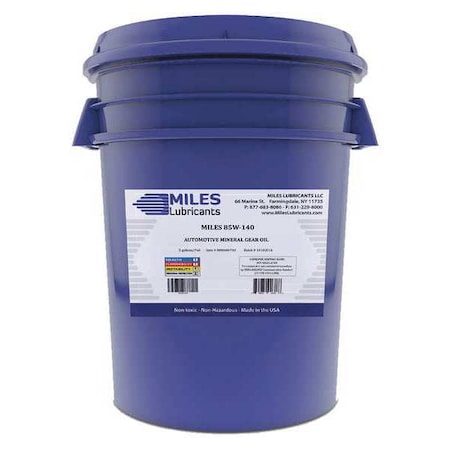 5 gal Gear Oil Pail Yellow