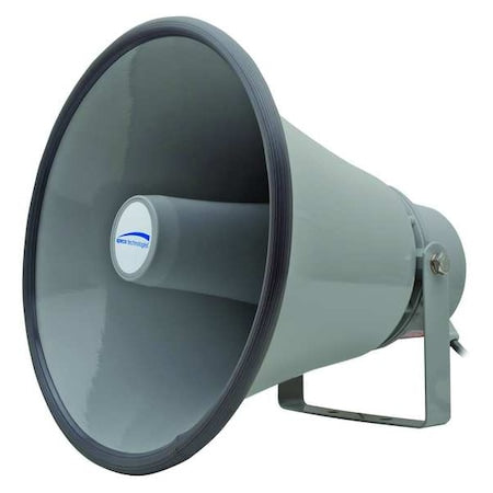 PA Weatherproof Speaker, 10"D, Aluminum