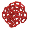2" x 100 ft. Heavy Duty Plastic Chain, Red