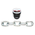 1/4"" Grade 30 Proof Coil Chain, Zinc Plated, 141' per Round Pail