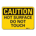 Caution Sign, 10 in H, 14 in W, Plastic, Horizontal Rectangle, English, LCU3-0290-NP_14x10