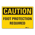 Caution Sign, 10" W, 7" H, 0.004" Thickness, LCU3-0293-ED_10x7