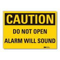 Caution Sign, 3-1/2 in. H, Vinyl, LCU3-0315-RD_5x3.5