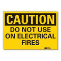 Caution Sign, 5 in. H, Vinyl, Do Not Use