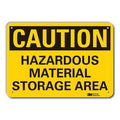 Caution Sign, 10 in H, 14 in W, Plastic, Horizontal Rectangle, English, LCU3-0331-NP_14x10