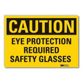 Caution Sign, 3-1/2 in. H, Vinyl, LCU3-0373-RD_5x3.5