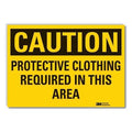 Caution Sign, 3-1/2 in. H, Vinyl, LCU3-0387-RD_5x3.5