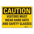 Caution Sign, 14"W, 10" H, 0.004" Thickness, LCU3-0404-ED_14x10
