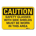 Caution Sign, 14" W, 10" H, 0.055" Thick, LCU3-0450-NP_14x10