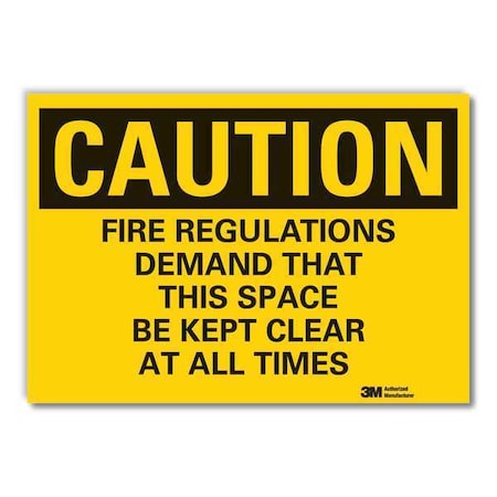 Caution Sign, 7 in H, Vinyl, 7 in Height, 10 in Width, Reflective Sheeting, Vertical Rectangle