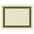 Certificate, Gold, Metallic Border, PK100