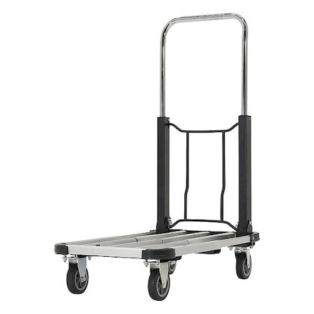 Platform Truck, Aluminum, 300 lb., 9 in. H