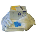 Spill Kit Refill, 13 gal Volume Absorbed per Kit, 15 gal Capacity, Box, White