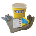 Spill Kit, 12 gal Volume Absorbed per Kit, 10 gal Capacity, Lab Pack, Gray