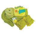 Spill Kit Refill, 93 gal Volume Absorbed per Kit, 95 gal Capacity, Box, Yellow