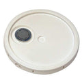 Lid, White, Spout w/Tear Tab, 1-3/16 in. H
