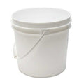 Pail, 2.0 gal., Plastic Handle, White