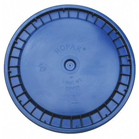 Plastic Pail Lid, Blue, Snap, 1-3/16 in. H