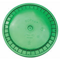 Plastic Pail Lid, Green, Snap, 1-3/16 in. H