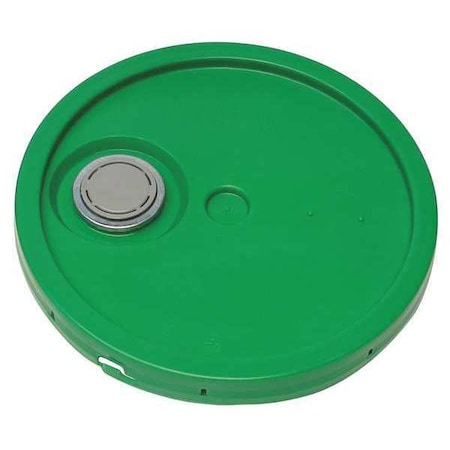 Lid, Green, Spout w/Tear Tab, 1-3/16 in. H