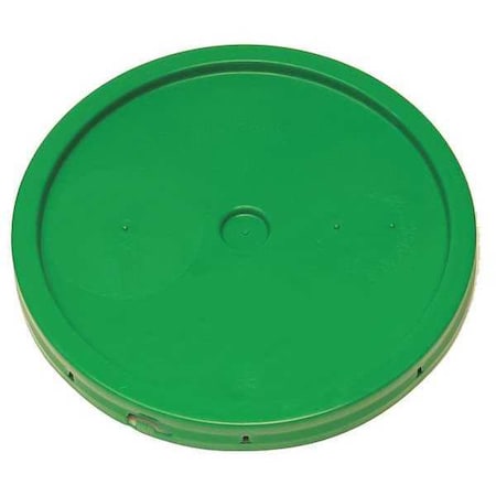 Pail Lid, Green, Tear tab, 1-3/16 in. H