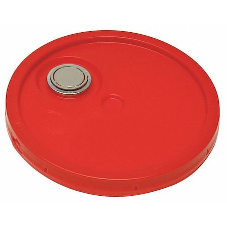 Lid, Red, Spout w/Tear Tab, 1-3/16 in. H