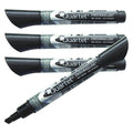 Dry Erase Marker, Fine Tip, Black, PK12 Low Odor
