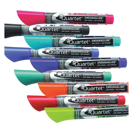 Dry Erase Marker, Chisel Tip, Assorted Colors, PK12 Low Odor