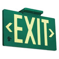 Exit Sign, 8 3/4 in x 15 1/2 in, Plastic, GRAN11415