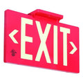 Exit Sign, 8 3/4 in x 15 1/2 in, Plastic, GRAN11417