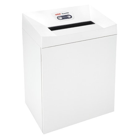 Paper Shredder, Strip-Cut, White, 21 gal.