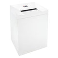 Paper Shredder, Cross-Cut, White, 34.3 gal.