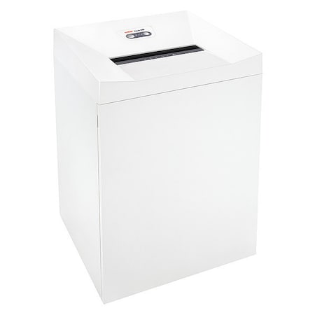 Paper Shredder, Cross-Cut, White, 34.3 gal.