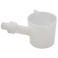Beaker Dipper, HDPE, Natural White